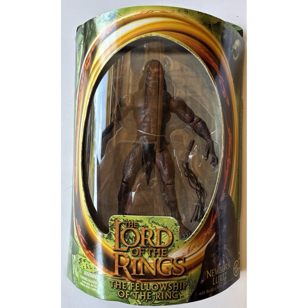 LOTR Lord Of The Rings Fellowship Of The Ring ToyBiz Newborn Lurtz New (50)